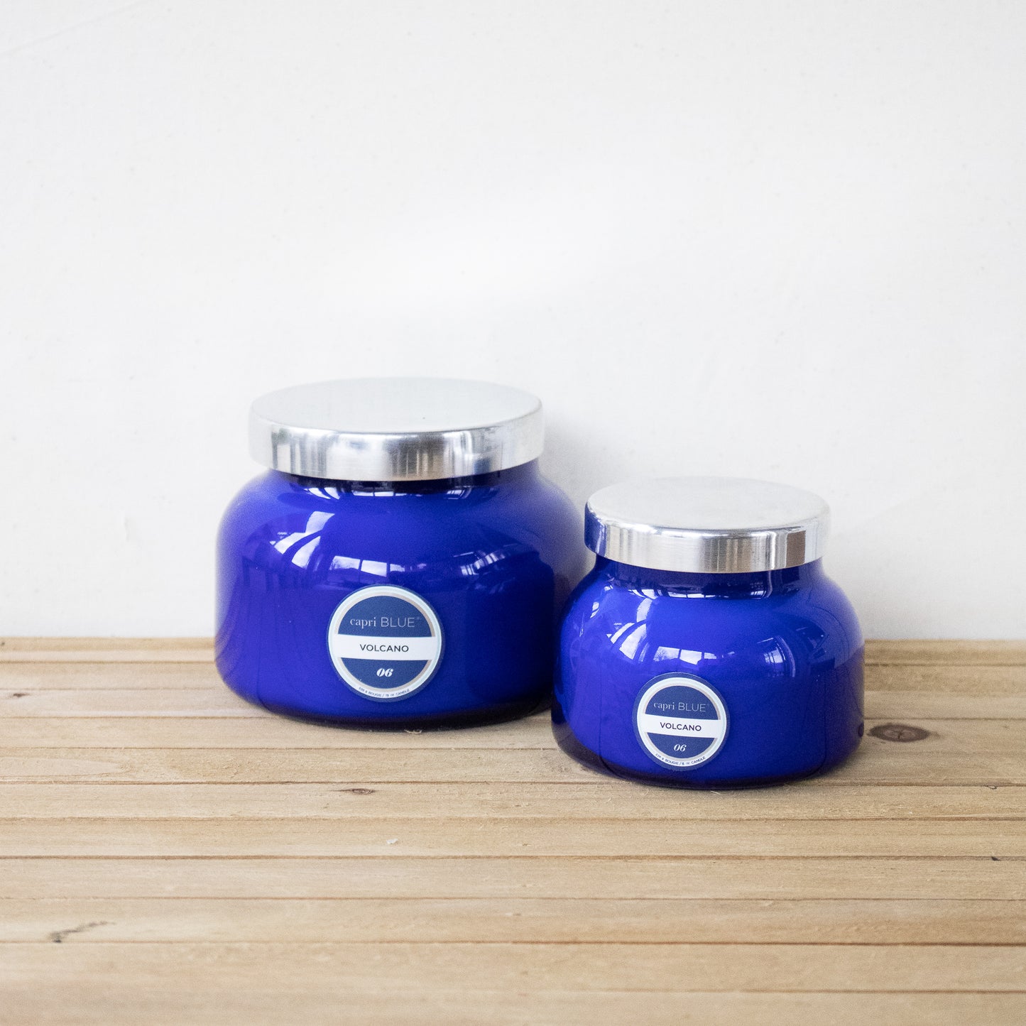 Volcano-Blue Petite Candle