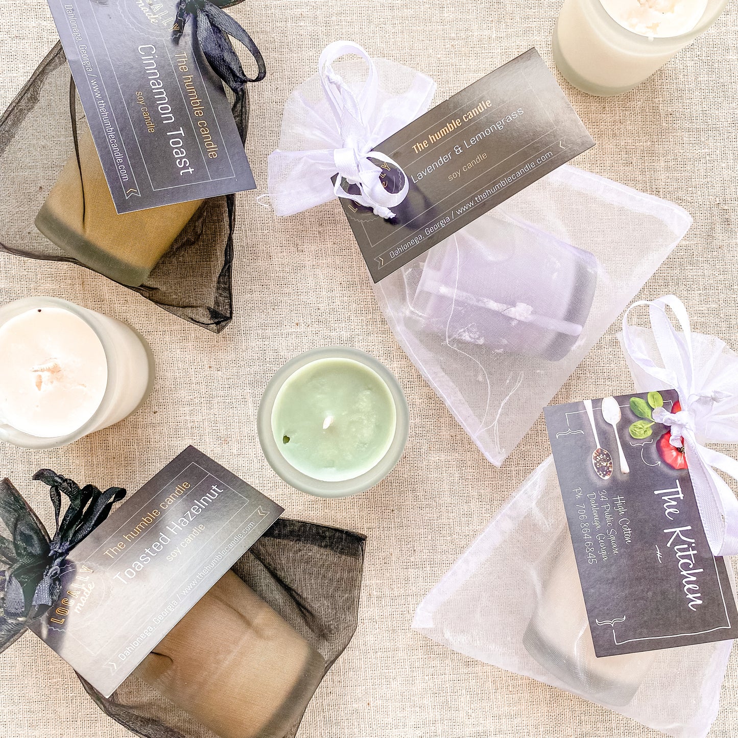 Humble Wrapped Votive Candles
