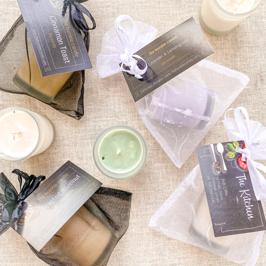 Humble Wrapped Votive Candles