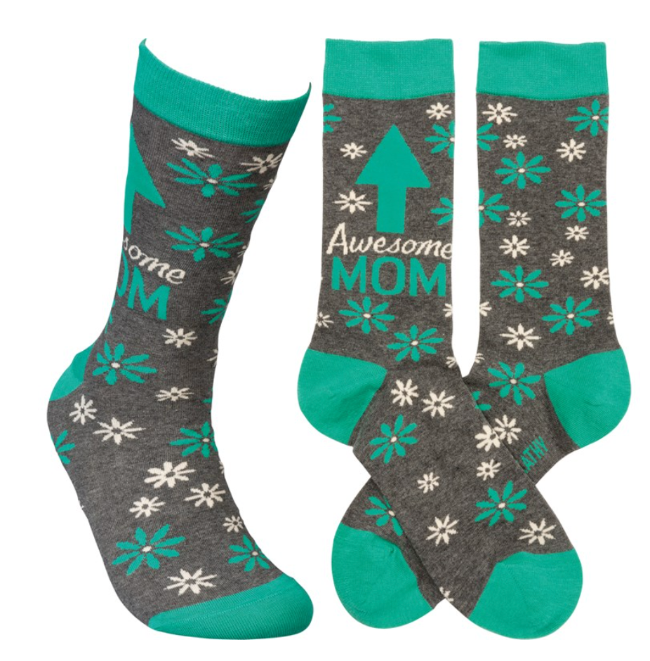 "Awesome Mom" Socks