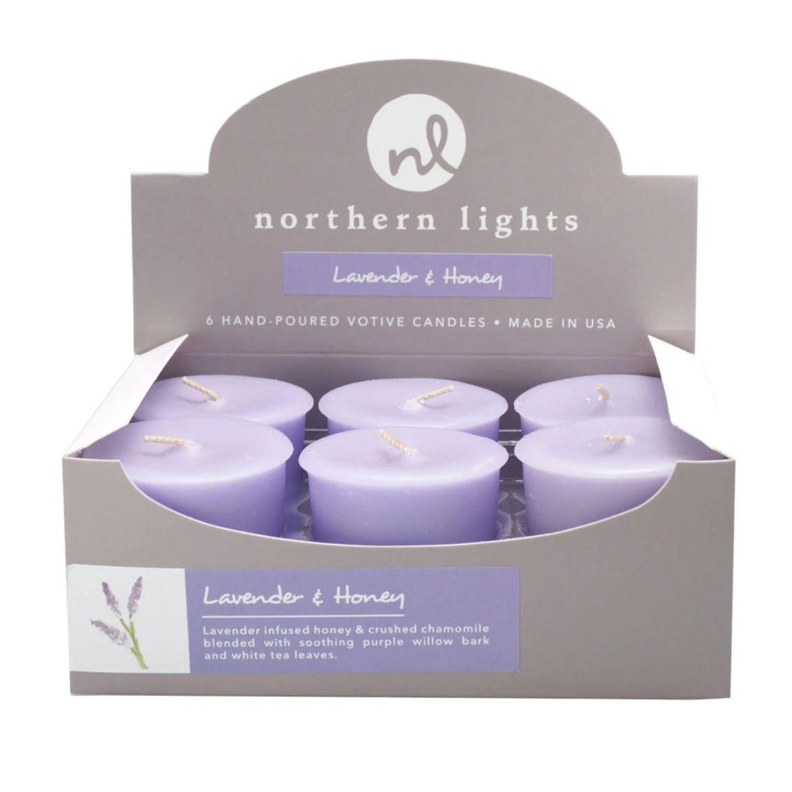 Lavender & Honey Votive Candle