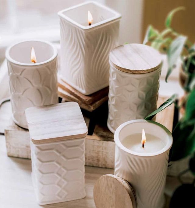 The White Collection - Tall Square Canister