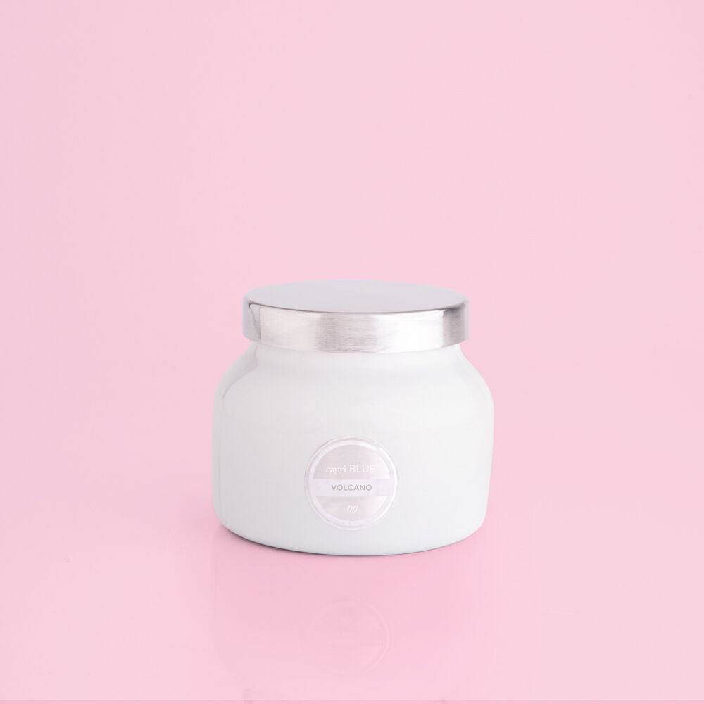 Volcano-Signature White Petite Candle