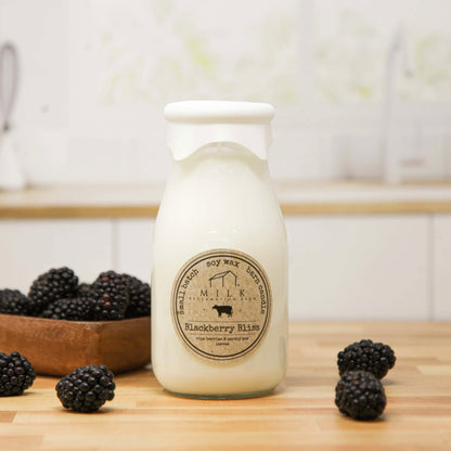 Milk Bottle Candles