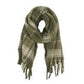 Cozy Green Plaid Scarf