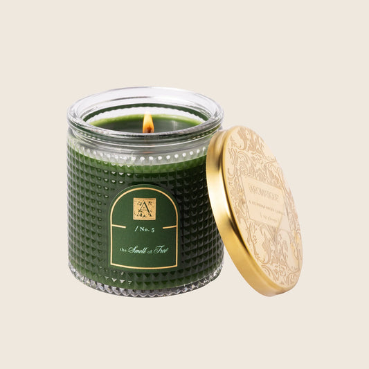 Smell of Tree Textured Glass Candle