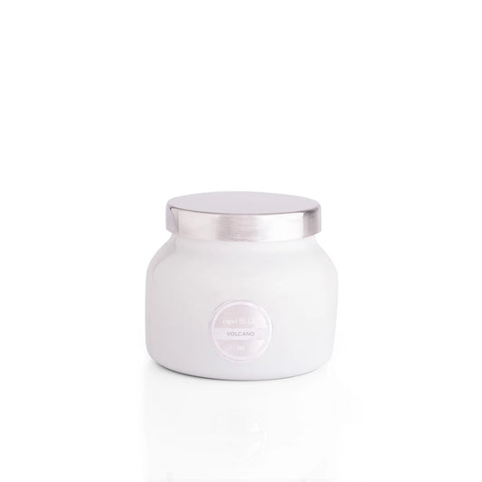 Volcano-White Petite Candle