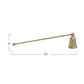 Brass Candle Snuffer, Gold Finish