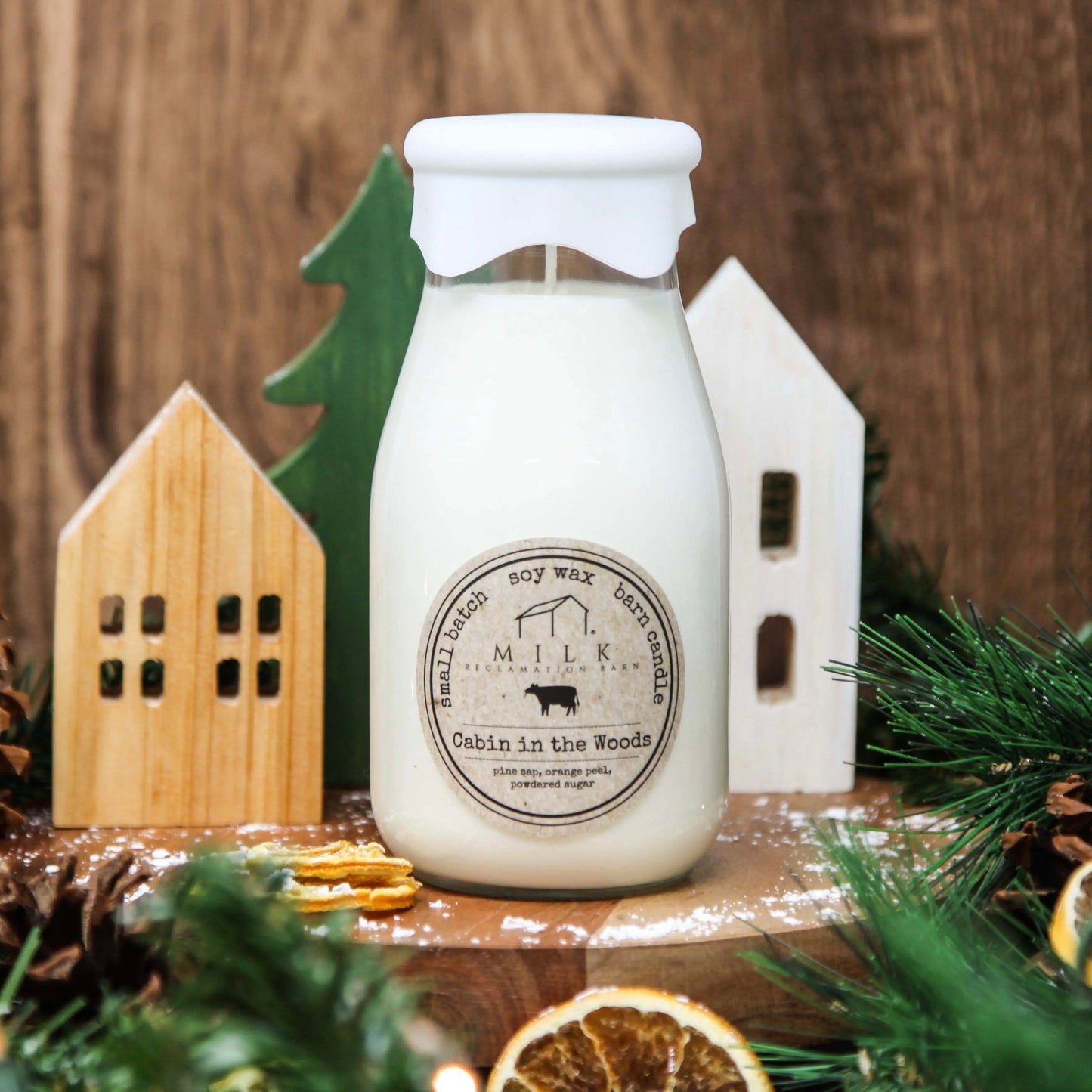Milk Bottle Candles