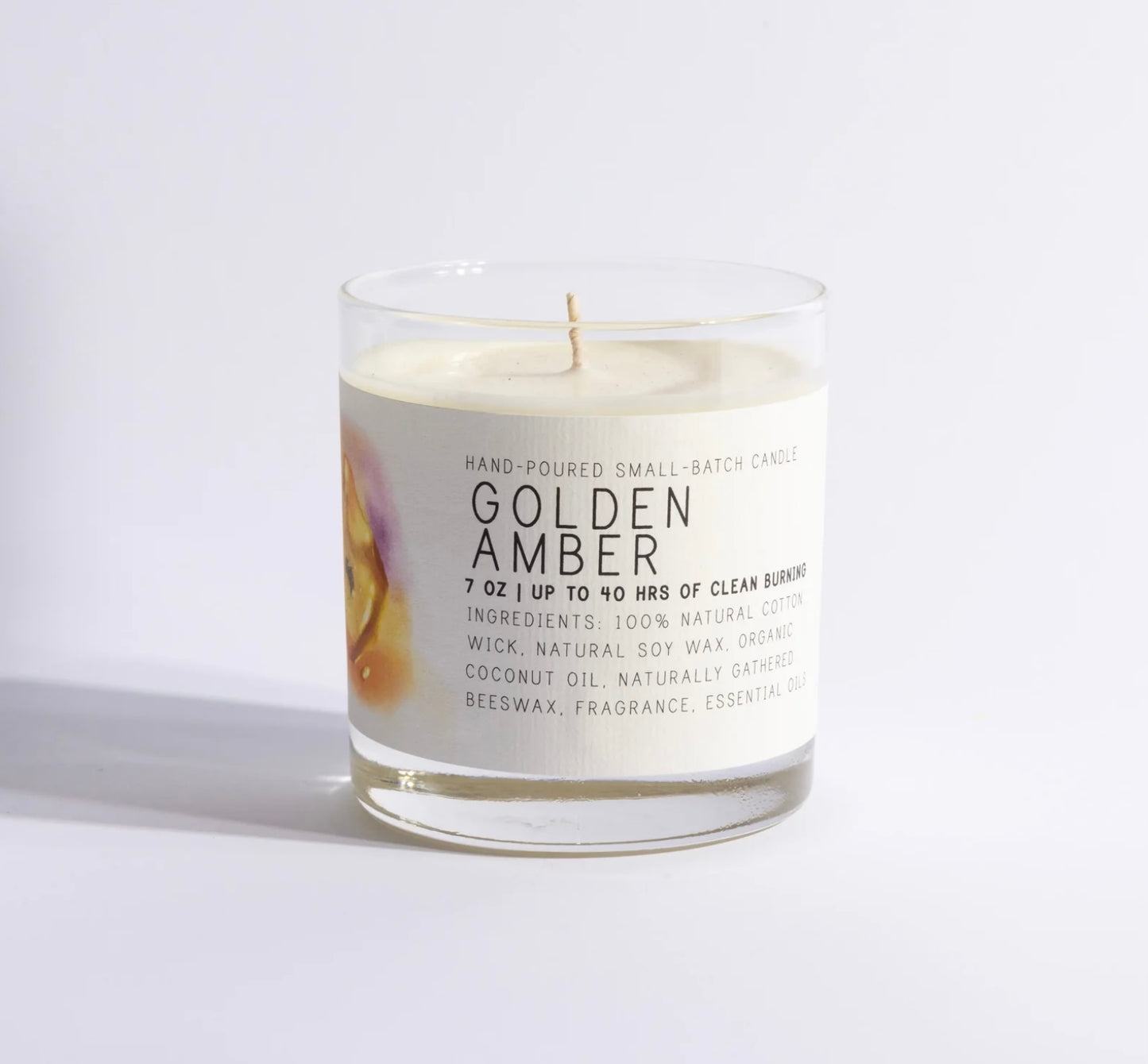 Golden Amber Candle