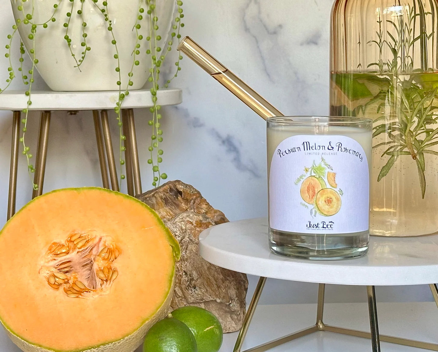 Persian Melon & Rosemary Candle