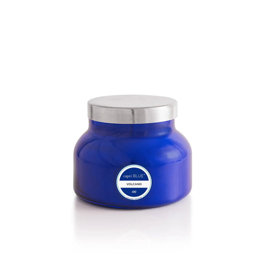 Volcano-Signature Blue Candle