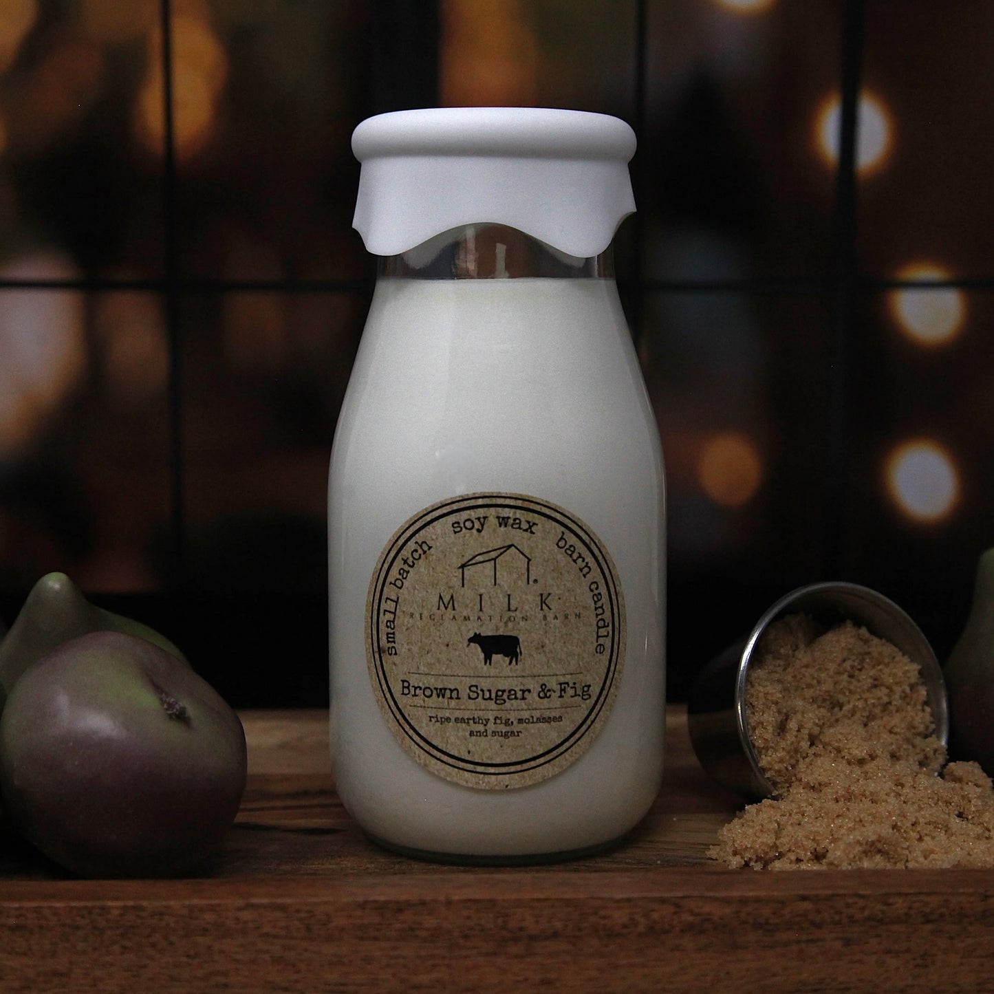 Milk Bottle Candles