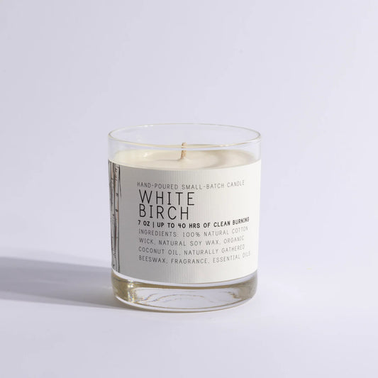 White Birch Candle