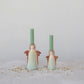 Stoneware Angel Taper Holder -Large
