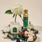 The Smell of Gardenia Textured Glass Candle