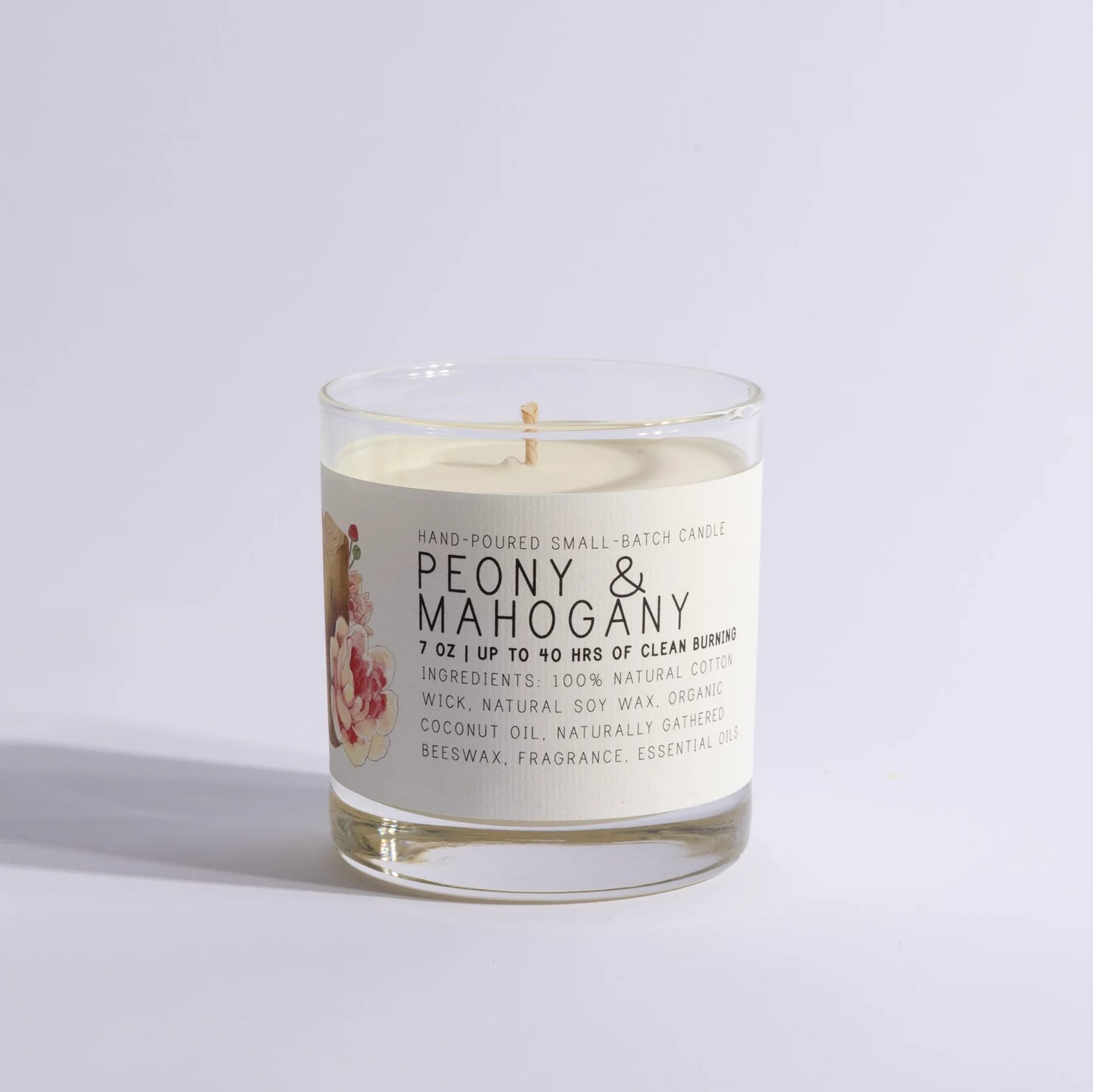 Peony & Mahogany Candle