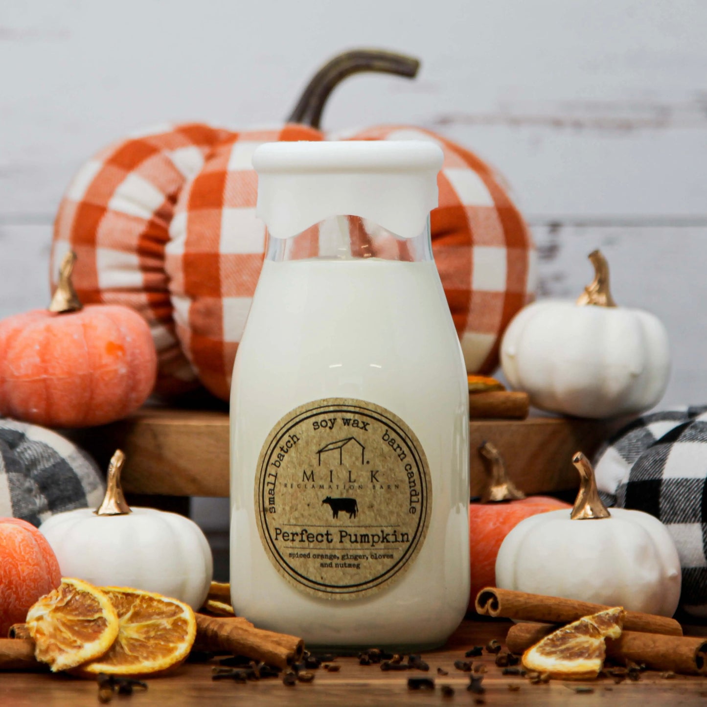 Milk Bottle Candles