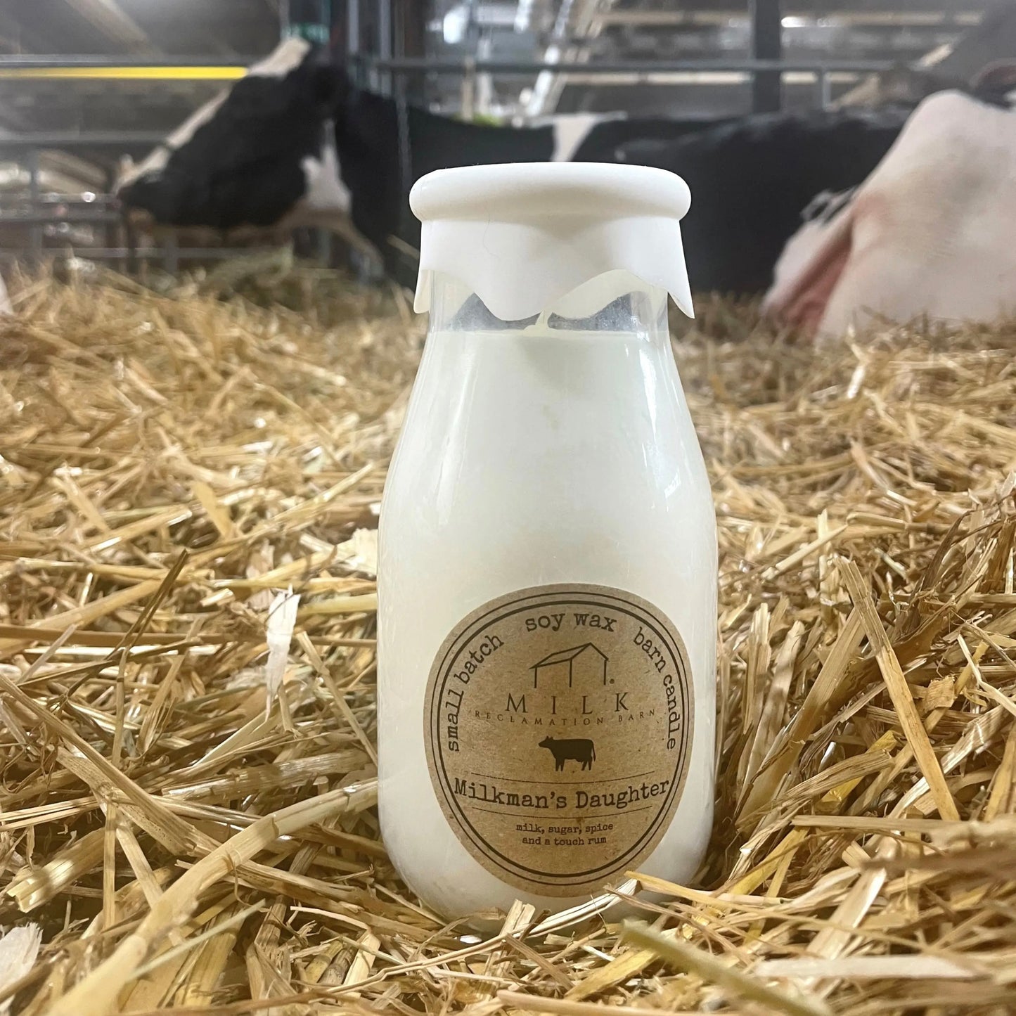 Milk Bottle Candles