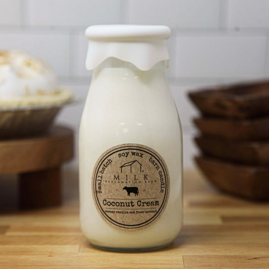 Milk Bottle Candles