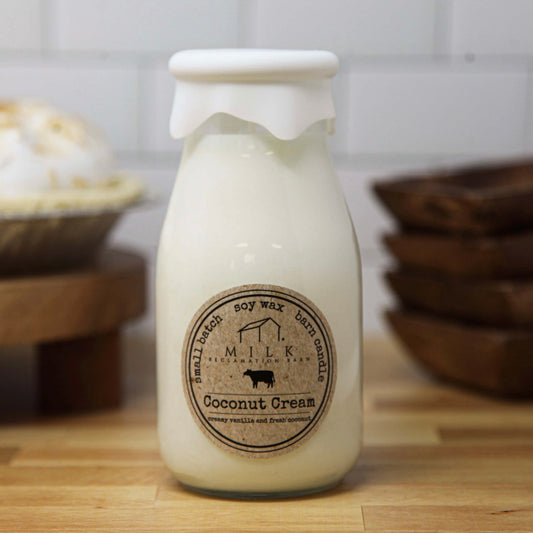 Milk Bottle Candles