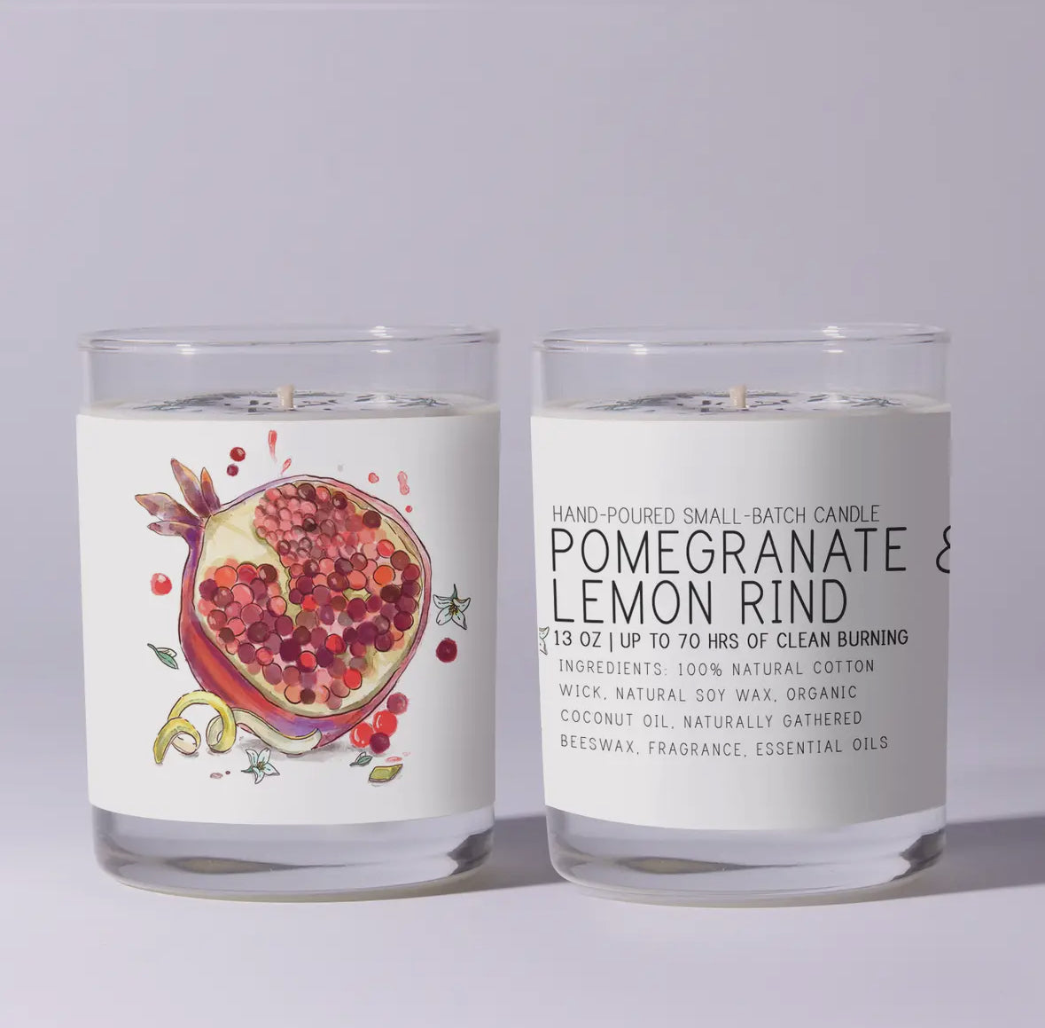 Pomegranate and Lemon Rind Candle