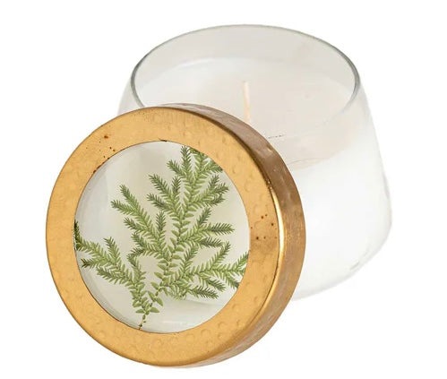 Forest Small Pressed Floral Candle