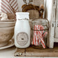 Milk Bottle Candles