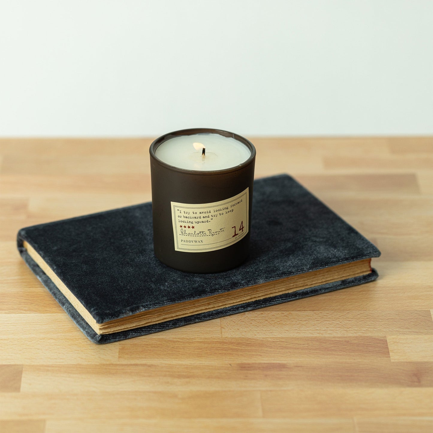 Library Candle - Charlotte Bronte