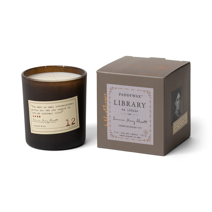 Library Candle - Louisa May Alcott