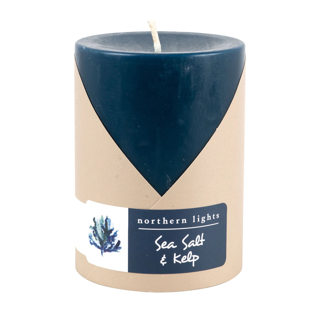 Sea Salt & Kelp Pillar Candle