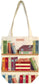 Vintage-Inspired Library Books Tote