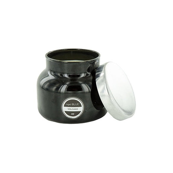 Black Petite Volcano Candle Jar