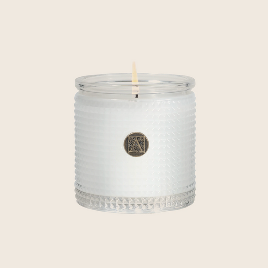 The Smell of Gardenia Textured Glass Candle
