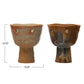 Stoneware Footed Votive Holders