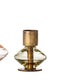 Blown Glass & Metal Taper Holders