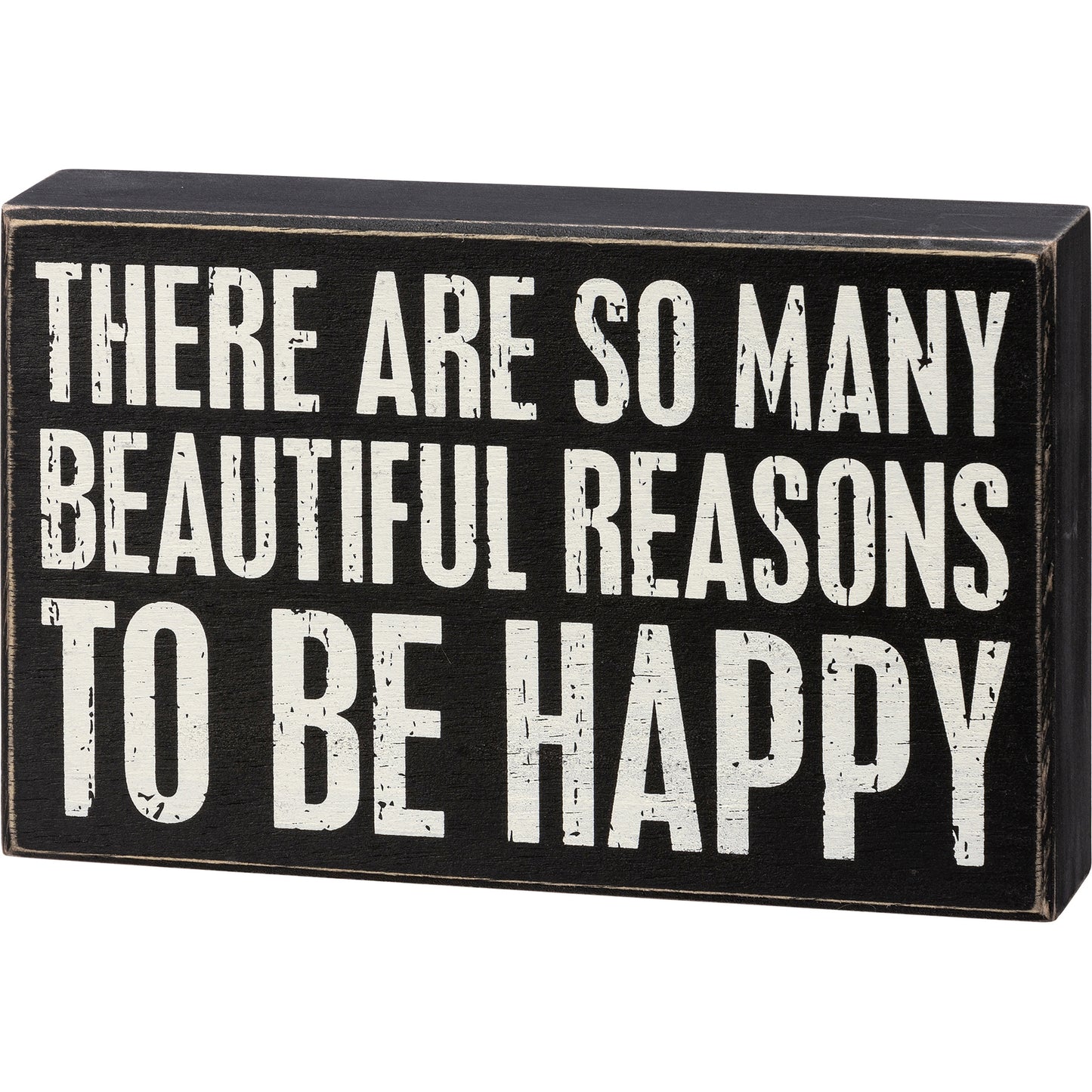 "Beautiful Reasons" Box Sign
