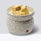Ivory Scroll Wax Melter