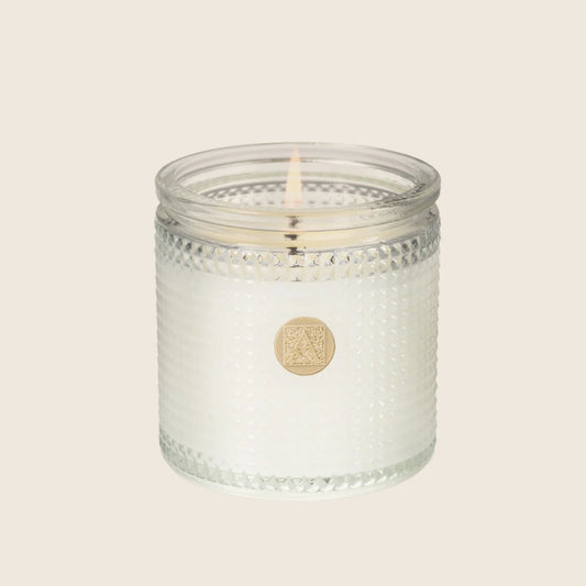 The Smell of Spring Textured Glass Candle