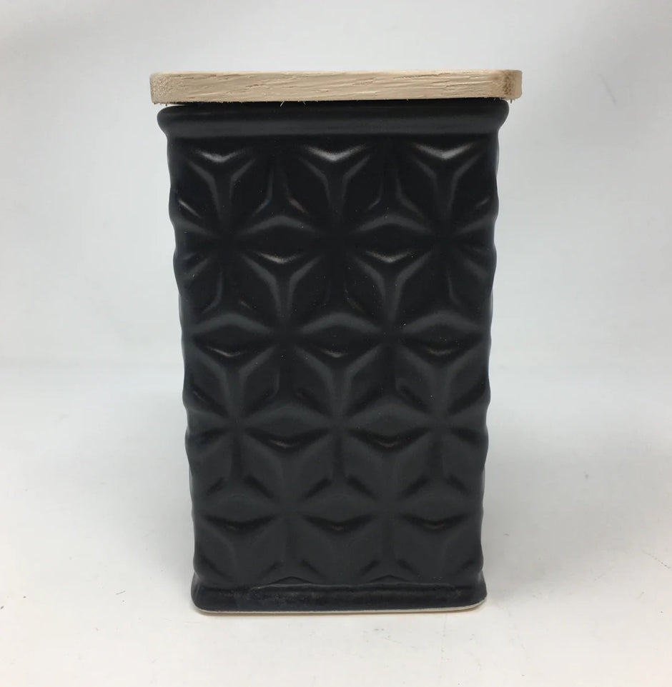 The Black Collection-Tall Square Canister