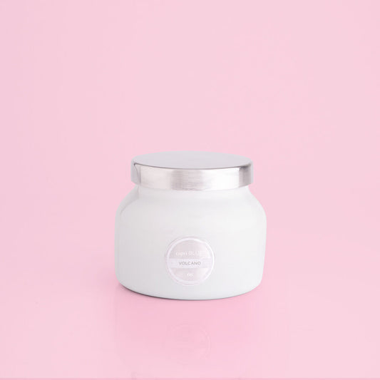 Volcano-Signature White Petite Candle