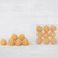 Set of 9 Unscented Pinecone Shaped Tealights